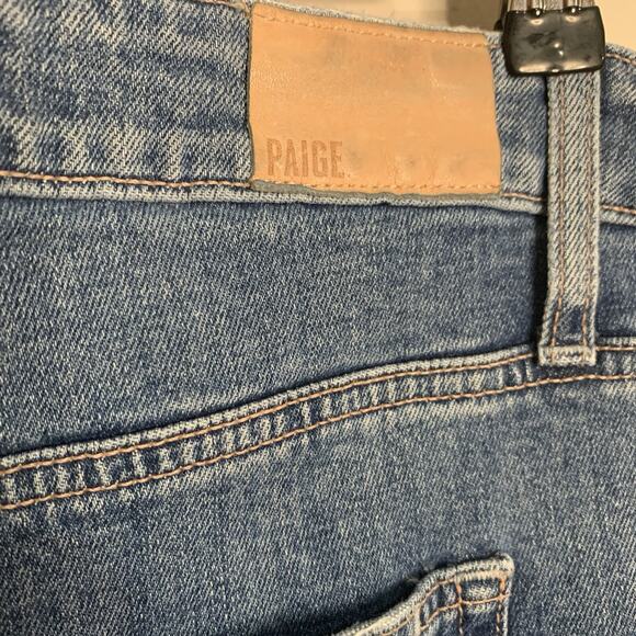 PAIGE Jeans Size 32x28 Sarah Straight Ankle Effortless Street Style Button Fly - Picture 5 of 9